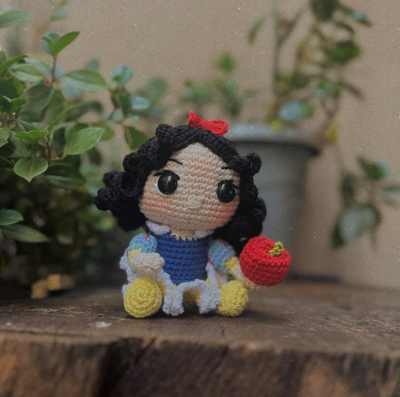 Amigurumi da Branca de Neve